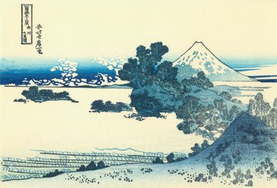Shichiri Beach in Sagami Province by Katsushika Hokusai
